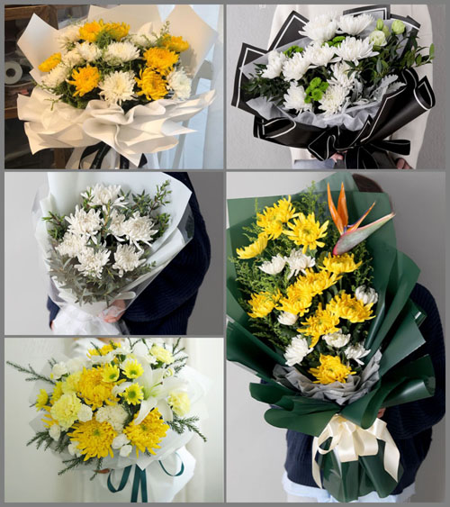 广东肇庆市封开县长岗镇马欧村白事花束代送